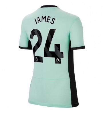 Chelsea Reece James #24 Koszulka Trzecich Kobiety 2023-24 Krótki Rękaw